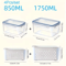 Fridge Storage Containers With Strainer Fresh Produce Saver Organizer Set 1