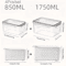 Fridge Storage Containers With Strainer Fresh Produce Saver Organizer Set 2