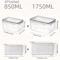 Fridge Storage Containers With Strainer Fresh Produce Saver Organizer Set 2