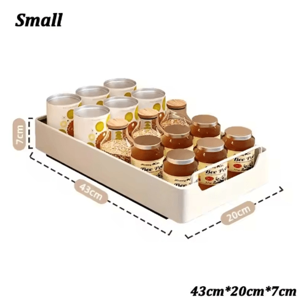 Metal PullOut Spice Rack Drawer Sliding Kitchen Cabinet Organizer 4