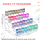 7Layer Mini Paint Storage Rack Transparent Craft Acrylic Organizer 1