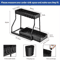 MultiLayer PullOut Storage Rack Sliding Kitchen Bathroom Organizer 5