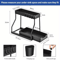 MultiLayer PullOut Storage Rack Sliding Kitchen Bathroom Organizer 5