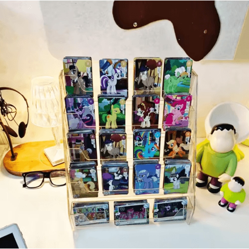 Transparent Greeting Card Display Rack Desktop Organizer For Cards Gifts 2