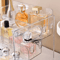 3Tier Acrylic Perfume Display Stand Transparent Cosmetic Organizer Shelf 3