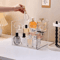 3Tier Acrylic Perfume Display Stand Transparent Cosmetic Organizer Shelf 0