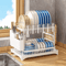 MultiFunction Dish Drying Rack Kitchen Bowl Chopsticks Storage Organizer 2