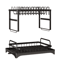 MultiFunction Dish Drying Rack Kitchen Bowl Chopsticks Storage Organizer 0