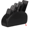 LMETJMA PU Leather Remote Control Holder 5 Compartment Desktop Organizer 3