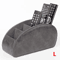 LMETJMA PU Leather Remote Control Holder 5 Compartment Desktop Organizer 4
