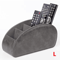 LMETJMA PU Leather Remote Control Holder 5 Compartment Desktop Organizer 4