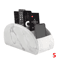 LMETJMA PU Leather Remote Control Holder 5 Compartment Desktop Organizer 7