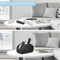 LMETJMA PU Leather Remote Control Holder 5 Compartment Desktop Organizer 12