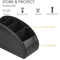 LMETJMA PU Leather Remote Control Holder 5 Compartment Desktop Organizer 13