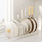 Adjustable Multi Layer Pot Dish Rack Retractable Carbon Steel Kitchen Organizer 8