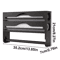 Bamboo Foil Cling Film Dispenser 2Compartment Wall Mounted Kitchen Organizer 3