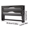 Bamboo Foil Cling Film Dispenser 2Compartment Wall Mounted Kitchen Organizer 3