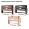 Bamboo Foil Cling Film Dispenser 2Compartment Wall Mounted Kitchen Organizer 7