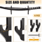 Wooden Katana Wall Mount Rack Samurai Sword Weapon Display Shelf 4