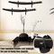 Wooden Katana Wall Mount Rack Samurai Sword Weapon Display Shelf 7