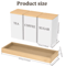 Airtight Coffee Tea Sugar Canister Set 3pcs Kitchen Countertop Storage Jars 1
