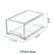 DrawerType Refrigerator Storage Box FreshKeeping Food Organizer 3