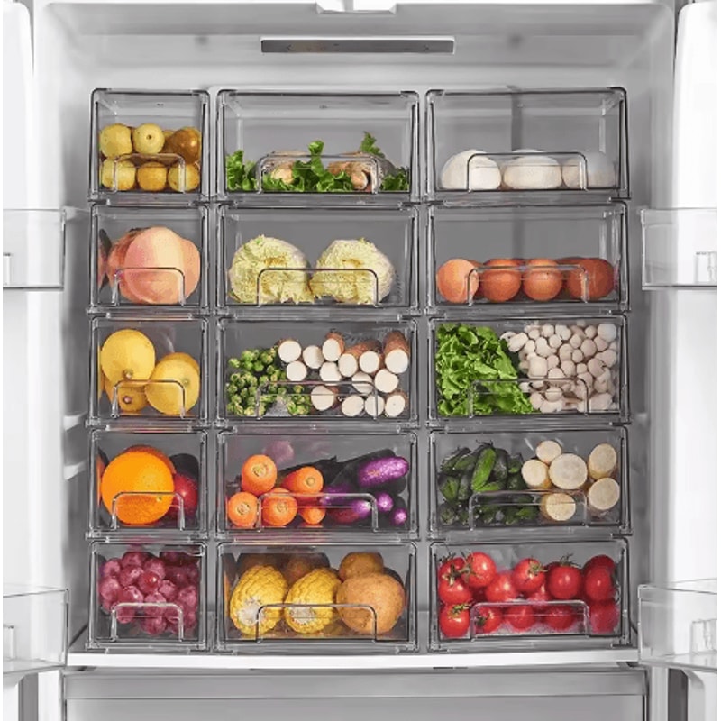 DrawerType Refrigerator Storage Box FreshKeeping Food Organizer 6