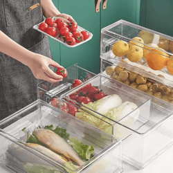 drawer-type refrigerator storage box – fresh-keeping food organizer