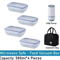 Vacuum Food Storage Container Airtight Fridge Organizer FreshKeeping Box 1