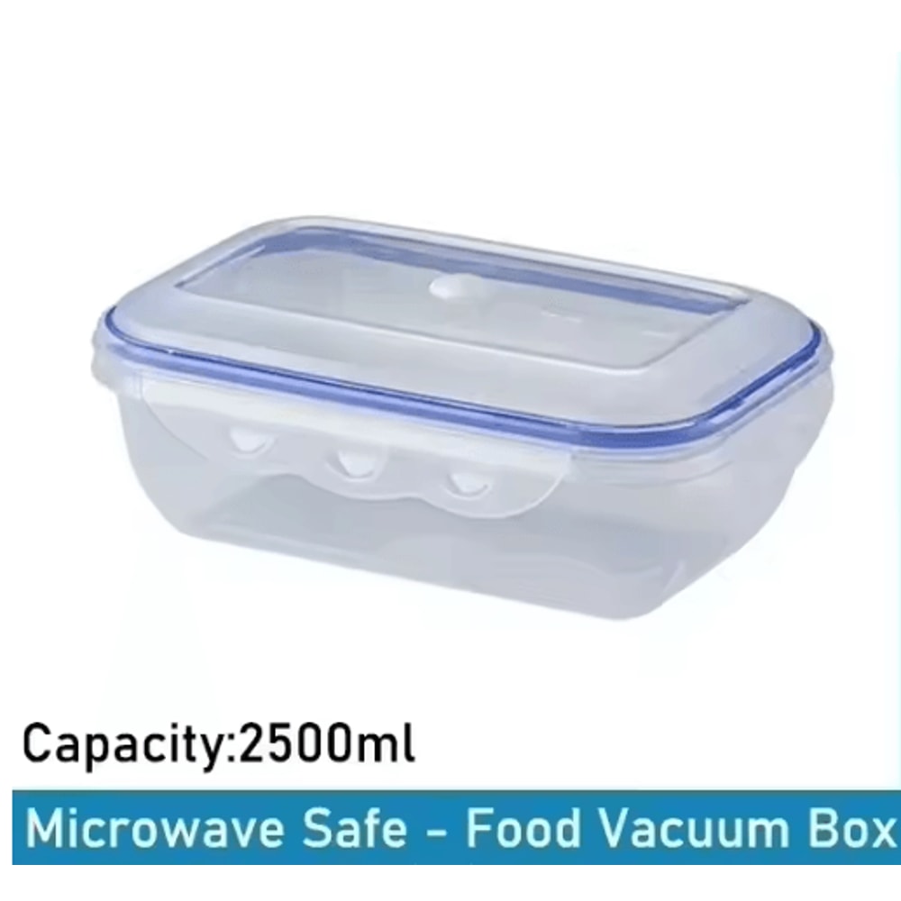 Vacuum Food Storage Container Airtight Fridge Organizer FreshKeeping Box 14
