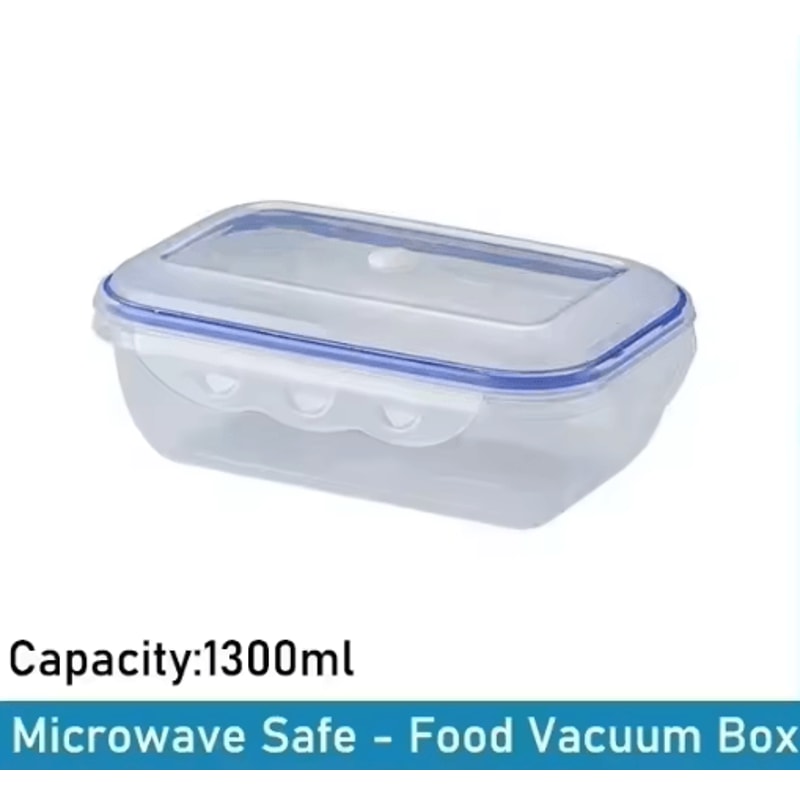 Vacuum Food Storage Container Airtight Fridge Organizer FreshKeeping Box 15