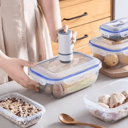 vacuum food storage container – airtight fridge organizer & fresh-keeping box