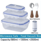 Vacuum Food Storage Container Airtight Fridge Organizer FreshKeeping Box 5