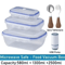 Vacuum Food Storage Container Airtight Fridge Organizer FreshKeeping Box 5
