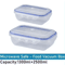 Vacuum Food Storage Container Airtight Fridge Organizer FreshKeeping Box 7