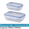 Vacuum Food Storage Container Airtight Fridge Organizer FreshKeeping Box 7
