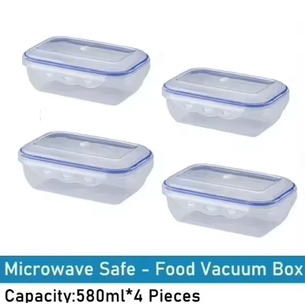 Vacuum Food Storage Container Airtight Fridge Organizer FreshKeeping Box 8