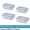 Vacuum Food Storage Container Airtight Fridge Organizer FreshKeeping Box 8