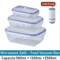 Vacuum Food Storage Container Airtight Fridge Organizer FreshKeeping Box 9