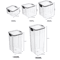 5Piece Airtight Food Storage Container Set Stackable Kitchen Organizer Jars 1