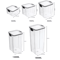 5Piece Airtight Food Storage Container Set Stackable Kitchen Organizer Jars 1