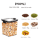 5Piece Airtight Food Storage Container Set Stackable Kitchen Organizer Jars 10