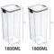 5Piece Airtight Food Storage Container Set Stackable Kitchen Organizer Jars 4