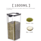 5Piece Airtight Food Storage Container Set Stackable Kitchen Organizer Jars 5