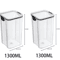 5Piece Airtight Food Storage Container Set Stackable Kitchen Organizer Jars 6