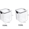 5Piece Airtight Food Storage Container Set Stackable Kitchen Organizer Jars 9
