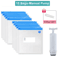 Reusable Vacuum Food Storage Bags Set USB Electric Pump Zipper Seal System 3