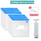 Reusable Vacuum Food Storage Bags Set USB Electric Pump Zipper Seal System 3