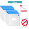 Reusable Vacuum Food Storage Bags Set USB Electric Pump Zipper Seal System 5