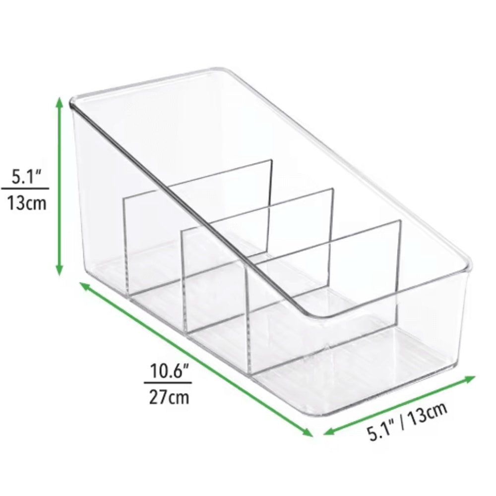 4Layer Transparent Storage Organizer Stackable Pantry Fridge Container 2